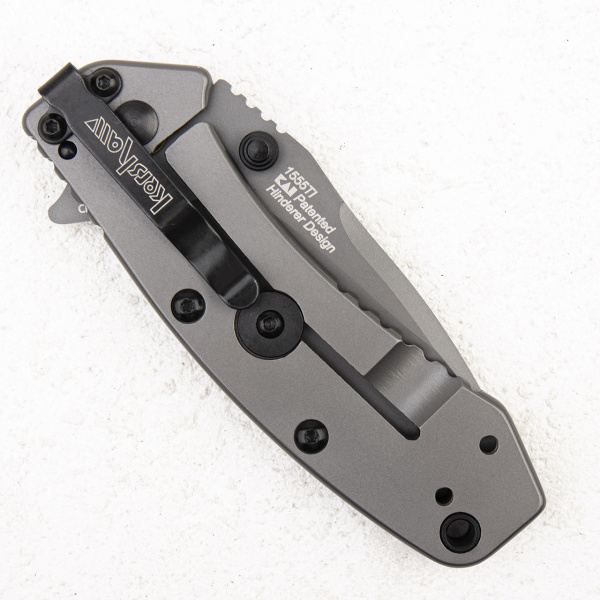 Нож Kershaw Cryo, 8Cr13MoV, Blackwash, Stainless Steel Gray, 1555TI