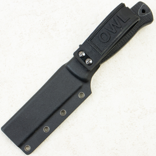Нож OWL Hoot F, N690 Cryo, Micarta Black, KydexНож OWL Hoot F, N690 Cryo, Micarta Black, Kydex