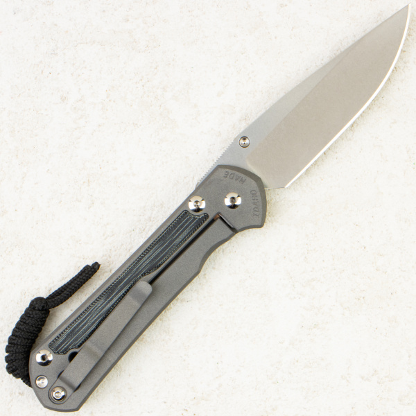 Нож Chris Reeve Large Sebenza 31 Inlay, CPM MagnaCut, Titanium/Black Canvas Micarta Handle, L31-1200