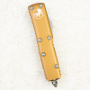 Нож Microtech UTX-85, Stonewash, M390, Aluminum Tan, 231-10 TA Нож Microtech UTX-85, Stonewash, M390, Aluminum Tan, 231-10 TA