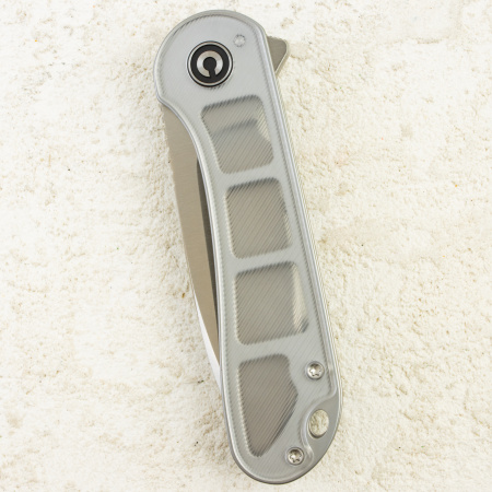 Нож CIVIVI Elementum, Satin, D2, Clear Lexan Handle, C907A-7