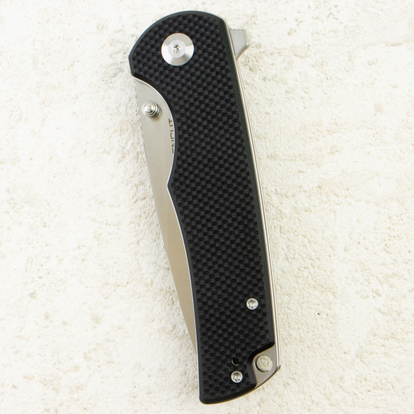 Нож SENCUT Praktisk, Satin, 9Cr18MoV, Coarse G10 Black Handle, S24019-1