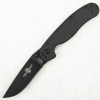 Нож Ontario Rat 1, AUS-8, Black, Black Nylon, 8846BP Нож Ontario Rat 1, AUS-8, Black, Black Nylon, 8846BP