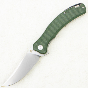 Нож QSP Walrus, D2 Tool Steel, Micarta Green Handle, QS151-C1 - складной туристические ножи из стали Нож QSP Walrus, D2 Tool Steel, Micarta Green Handle, QS151-C1 - складной туристические ножи из стали