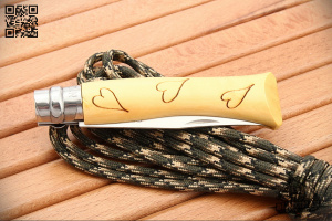 Нож Opinel №7 Nature, Нержавеющая сталь, Самшит, Гравировка сердца - купить в интернет-магазине Blademan