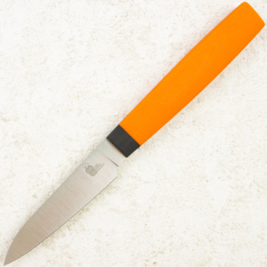 Нож овощной OWL P80 F, N690 Cryo, G10 Orange Handle
