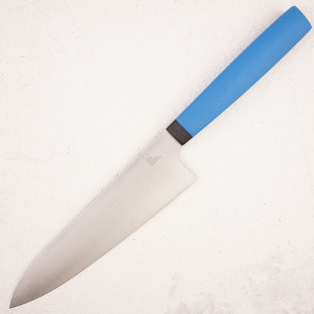 Нож мини шеф OWL CH160 F, Cromax PM, G10 Blue - купить в интернет-магазине Blademan