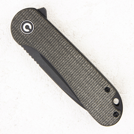 Нож CIVIVI Elementum, D2 Black, Micarta Dark Green - купить в интернет-магазине Blademan
