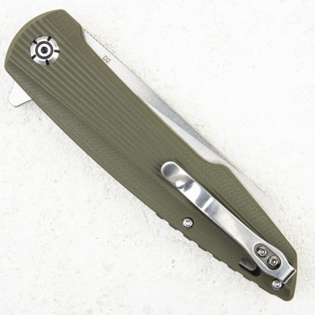 Нож QSP Phoenix, D2 SW/Satin, G10 Green - купить в интернет-магазине Blademan