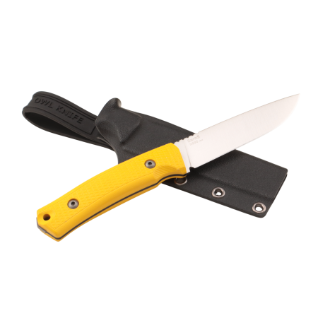 Нож OWL Barn S F, N690 Cryo, G10 Yellow, Kydex