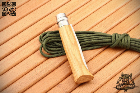 Нож Opinel №8, Нержавеющая сталь, Дуб, Гравировка заяц - купить в интернет-магазине Blademan