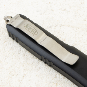Нож Microtech UTX-85 Tanto, Satin, M390, Aluminium Black, 233-4 Нож Microtech UTX-85 Tanto, Satin, M390, Aluminium Black, 233-4
