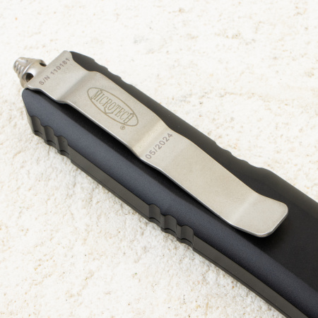 Нож Microtech UTX-85 Tanto, Satin, M390, Aluminium Black, 233-4 Нож Microtech UTX-85 Tanto, Satin, M390, Aluminium Black, 233-4