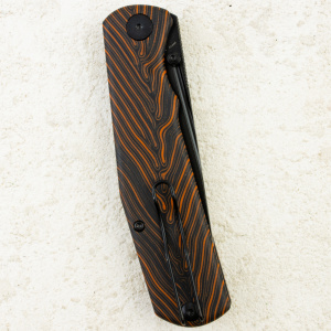 Нож Petrified Fish Lis, Black Stonewash, 10Cr15CoMov, G-Mascus Orange Handle, PFP14ODMDW Нож Petrified Fish Lis, Black Stonewash, 10Cr15CoMov, G-Mascus Orange Handle, PFP14ODMDW