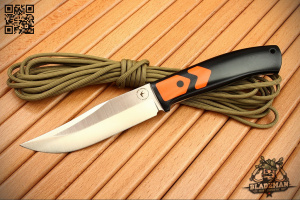 Нож Apus Knives Destruktor West, N690, G10 Black-Orange, Kydex Black - купить в интернет-магазине Blademan