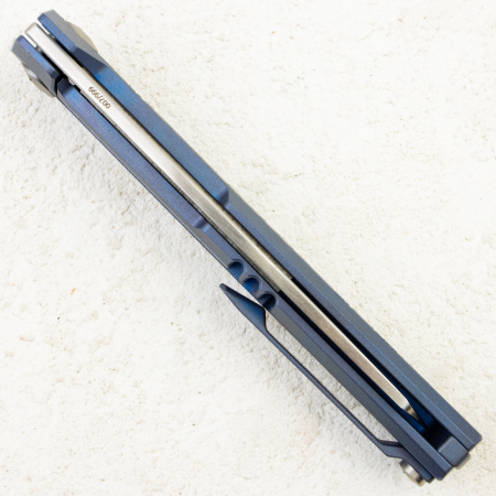 Mr.Blade Snob by Сергей Шнуров, M390, Titanium Blue Mr.Blade Snob by Сергей Шнуров, M390, Titanium Blue