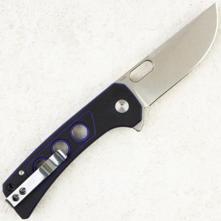 Нож QSP Unicorn, Stonewashed 14C28N, G10 Black/Purple, QS156-B1 Нож QSP Unicorn, Stonewashed 14C28N, G10 Black/Purple, QS156-B1