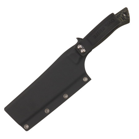 Нож OWL S120 F, N690 Cryo, G10 Black/Olive Handle, Kydex