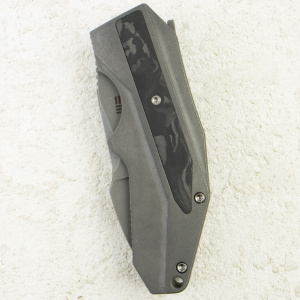 Нож WE Knife Coral, Gray Stonewashed, CPM 20CV, Titanium/Carbon Gray Handle, WE24044-2 Нож WE Knife Coral, Gray Stonewashed, CPM 20CV, Titanium/Carbon Gray Handle, WE24044-2