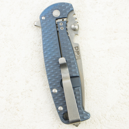 Нож DPX Gear HEST/F 3.0 Leggaro, M390, 3D Titanium Blue Handle, DPHSF010