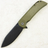 Нож Petrified Fish Tunny, Black Stonewashed, 14C28N, Micarta Green Handle, PFB05GRMDW Нож Petrified Fish Tunny, Black Stonewashed, 14C28N, Micarta Green Handle, PFB05GRMDW