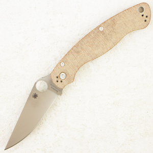 Нож Spyderco Military 2, CPM Cru-Wear, Canvas Micarta Brown, C36MPCW2 Нож Spyderco Military 2, CPM Cru-Wear, Canvas Micarta Brown, C36MPCW2