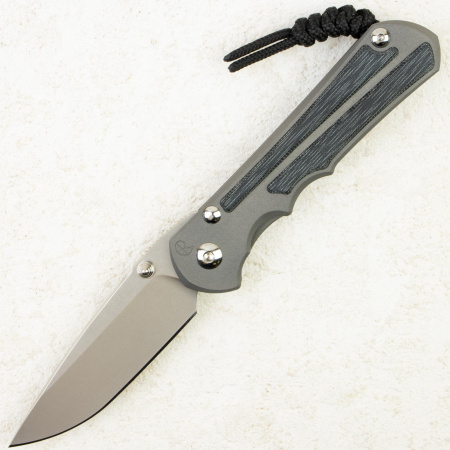 Нож Chris Reeve Large Inkosi Inlay, CPM MagnaCut, Titanium/Black Canvas Micarta Handle, LIN-1012