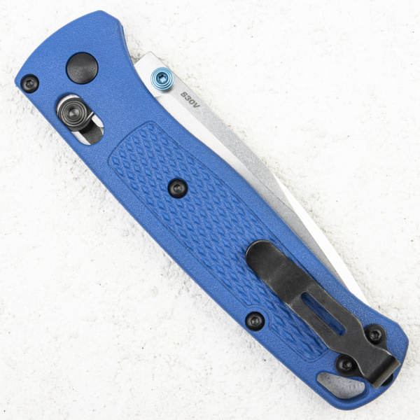 Нож Benchmade Bugout, 535, CPM S30V, Grivory Blue - складной туристические ножи из стали