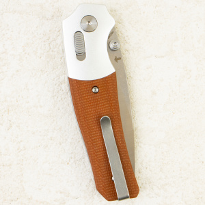 Нож QSP Vault, Stonewash-Satin 14C28N, Silver Bolster/Micarta Tan, QS157-C1 Нож QSP Vault, Stonewash-Satin 14C28N, Silver Bolster/Micarta Tan, QS157-C1