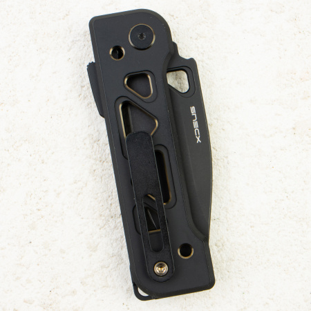 Нож WE Knife Tyro, Black Stonewashed CPM 20CV, Titanium Black/Golden Handle, WE24001-1 Нож WE Knife Tyro, Black Stonewashed CPM 20CV, Titanium Black/Golden Handle, WE24001-1