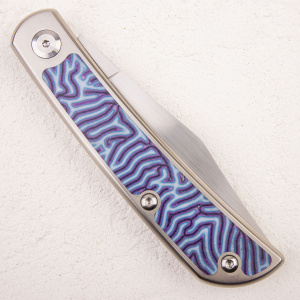 Нож WKL Mockingbird, ELMAX, Titanium/Micarta Blue - складной туристические ножи из стали Нож WKL Mockingbird, ELMAX, Titanium/Micarta Blue - складной туристические ножи из стали
