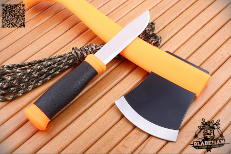 Набор Morakniv Outdoor Kit MG, нож Mora 2000, топор, оранжевый - купить в интернет-магазине Blademan