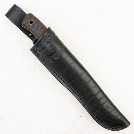 Нож Южный Крест ТКК (2,5), CPR, Микарта Красно-Черная, Насечка - купить в интернет-магазине Blademan