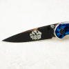 Нож QSP Dolphin, Mirror 14C28N, Resin Blue Handle, QS161-E Нож QSP Dolphin, Mirror 14C28N, Resin Blue Handle, QS161-E