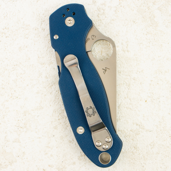 Нож Spyderco Paramilitary 3, CPM SPY27, G10 Blue, C223GPCBL