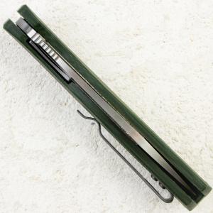Нож Petrified Fish Forward, D2, Satin, Micarta Green Handle, PF818GRMS Нож Petrified Fish Forward, D2, Satin, Micarta Green Handle, PF818GRMS