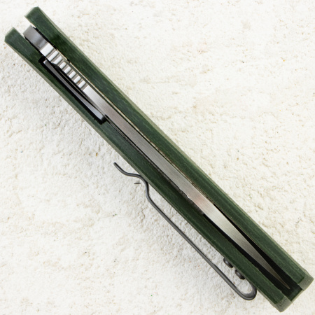 Нож Petrified Fish Forward, D2, Satin, Micarta Green Handle, PF818GRMS Нож Petrified Fish Forward, D2, Satin, Micarta Green Handle, PF818GRMS