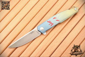 Mr.Blade Lance Лабутены by Сергей Шнуров, M390, Titanium - складной туристические ножи из стали
