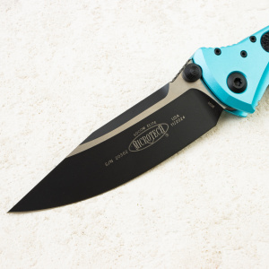 Нож Microtech Socom Elite, DLC Black, M390, Aluminum Blue, 160-1 TQ Нож Microtech Socom Elite, DLC Black, M390, Aluminum Blue, 160-1 TQ