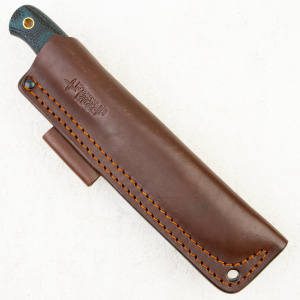 Нож Южный Крест Росомаха, N690, Конвекс, Микарта Черно-Синяя, Насечка Нож Южный Крест Росомаха, N690, Конвекс, Микарта Черно-Синяя, Насечка - купить в интернет-магазине Blademan