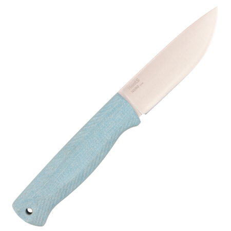 Нож OWL Hoot S, N690 Cryo, Micarta Jeans Blue Handle, Kydex