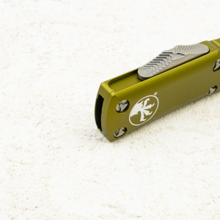 Нож Microtech UTX-85 Tanto, Stonewash, M390, Aluminum OD Green, 233-10 OD Нож Microtech UTX-85 Tanto, Stonewash, M390, Aluminum OD Green, 233-10 OD