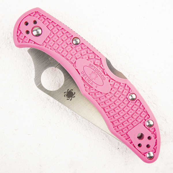 Нож Spyderco Delica 4, S30V, FRN Pink, C11FPPN