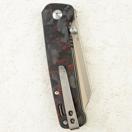 Нож QSP Penguin V2, D2, G10 Black/Red, QS130-F1