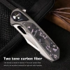 Нож Remette Saker Falcon, CPM S45VN, Titanium/Carbon Black/Pink Handle, ASTP-3 Нож Remette Saker Falcon, CPM S45VN, Titanium/Carbon Black/Pink Handle, ASTP-3