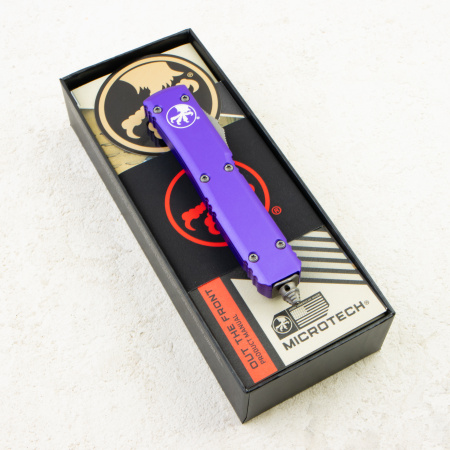 Нож Microtech Ultratech, Apocalyptic, M390, Aluminum Purple, 121-10 APPU