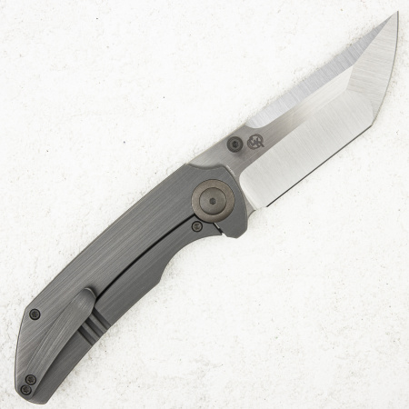 Нож WE Knife Thug XL, CPM 20CV, Titanium/Shredded Carbon Fiber - купить в интернет-магазине Blademan