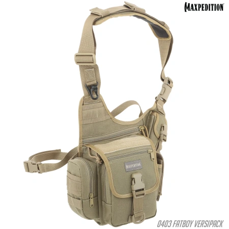Тактическая сумка MAXPEDITION Fatboy Versipack 2.5L, Khaki, 0403K Тактическая сумка MAXPEDITION Fatboy Versipack 2.5L, Khaki, 0403K