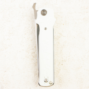 Нож Petrified Fish Tena, D2, Satin, G10 White Handle, PFB04WS