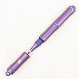 Тактическая ручка WE KNIFE Syrinx Purple, 6AL4V Titanium Тактическая ручка WE KNIFE Syrinx Purple, 6AL4V Titanium - купить в интернет-магазине Blademan